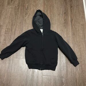Faded Glory Zip Up Sherpa Inside Jacket Size 4/5